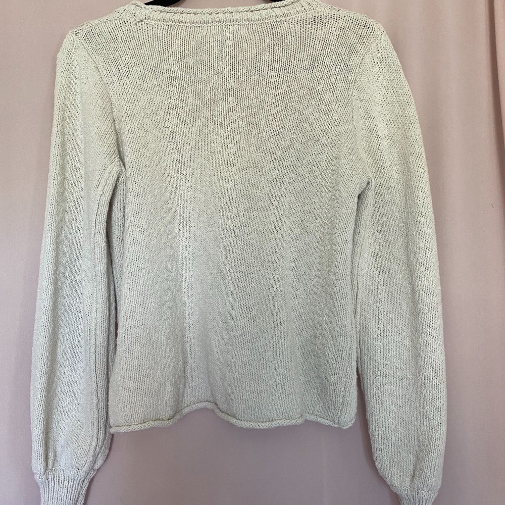 Thick Beige Knit Sweater